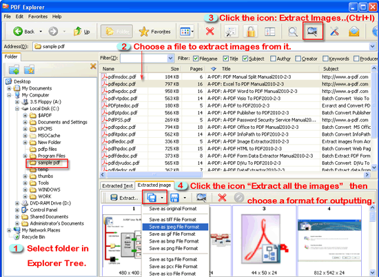 a-pdf explorer extract images